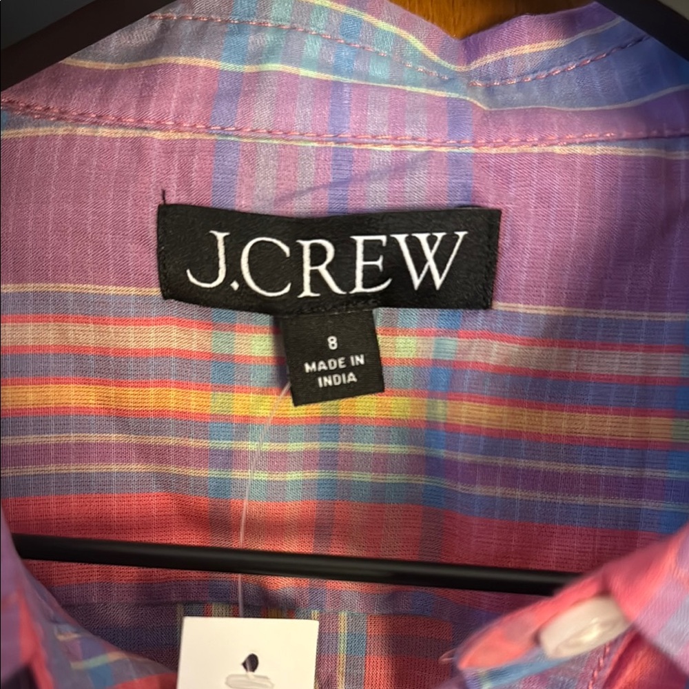 J. Crew Plaid Casual Button Down Shirt - Picture 2 of 3